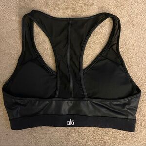 ALO Yoga Black Sports Bra. Size Medium.